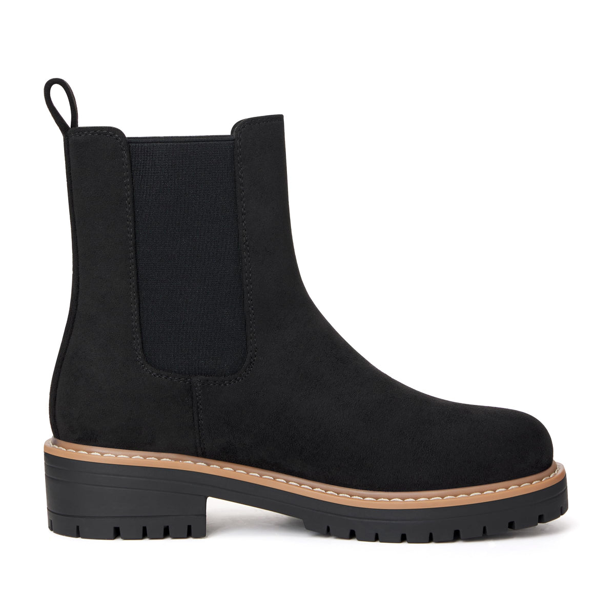 Women's Chelsea Boots Fashion Slip On Ankle Booties Casual Elastic Chunky Block Booties