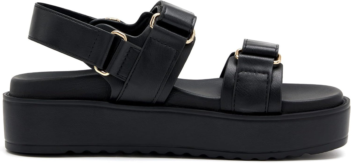 Women's Platform Sandals Cushioned Footbed Open Toe Walking Summer