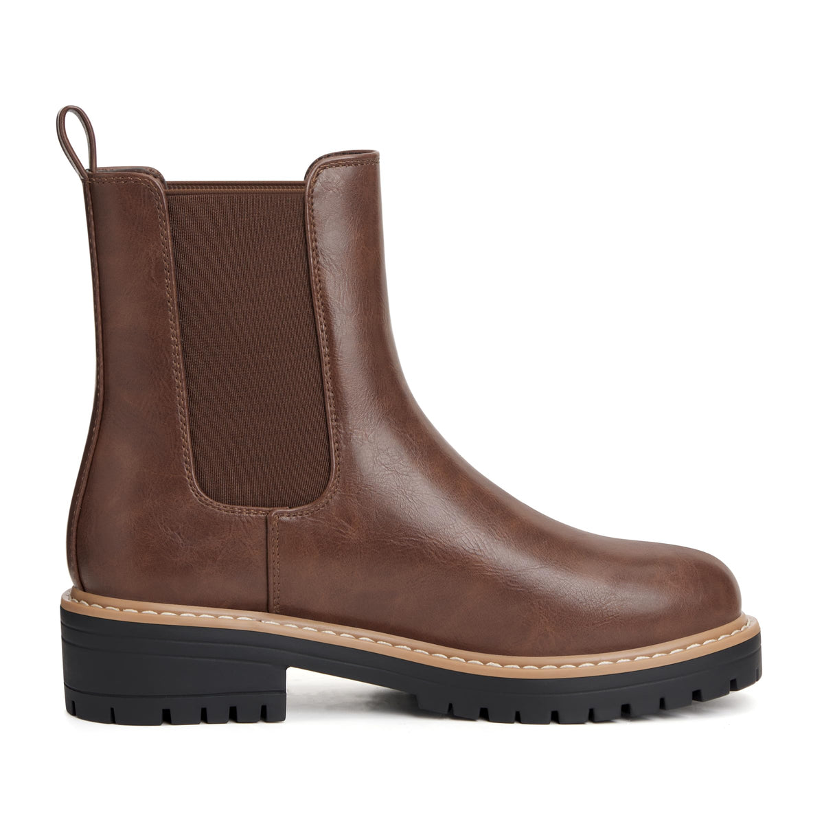 Women's Chelsea Boots Fashion Slip On Ankle Booties Casual Elastic Chunky Block Booties
