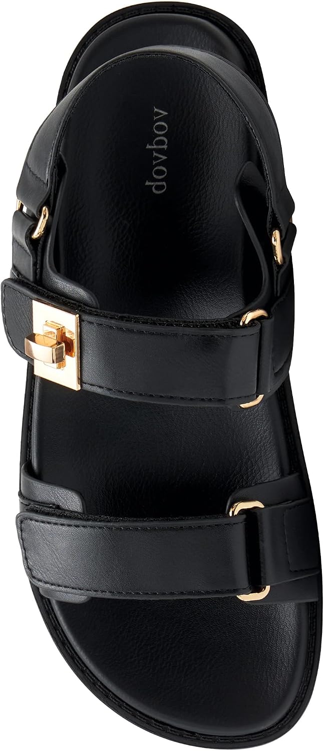 Women's Platform Sandals Cushioned Footbed Open Toe Walking Summer