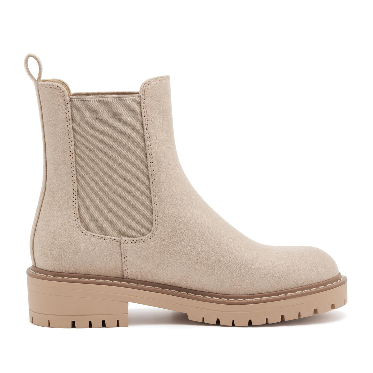 Women's Chelsea Boots Fashion Slip On Ankle Booties Casual Elastic Chunky Block Booties