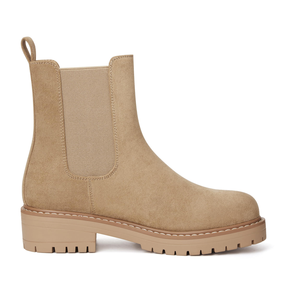 Women's Chelsea Boots Fashion Slip On Ankle Booties Casual Elastic Chunky Block Booties