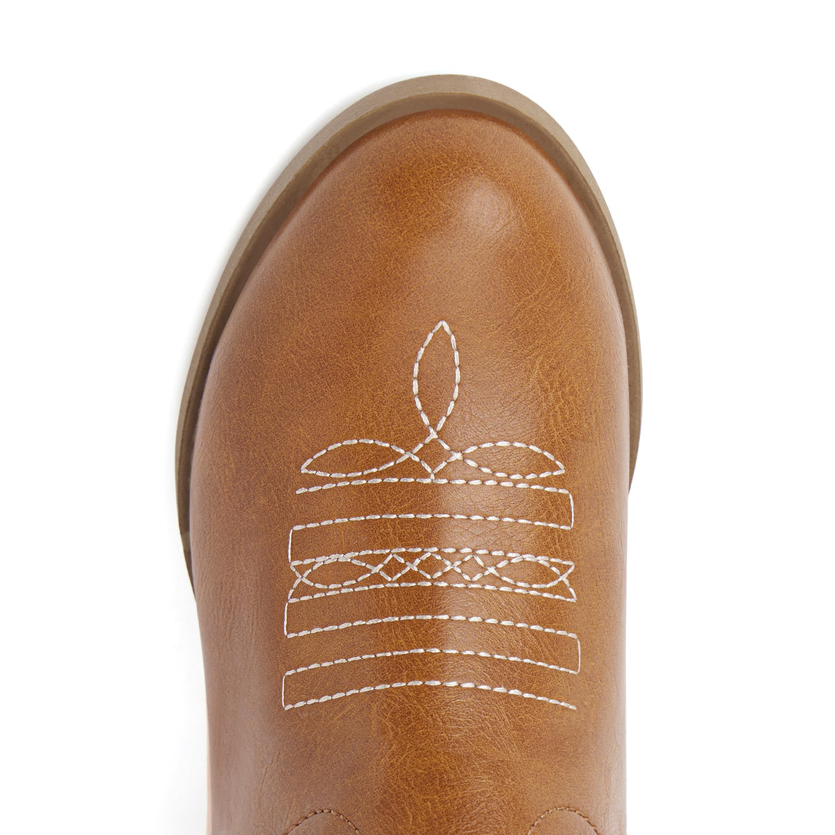 Girls Kids Western Boots Round Toe Embroidered Cowgirl Cowboy Boots